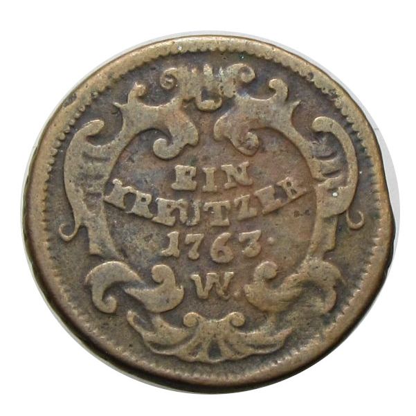 Lotharingiai Ferenc 1763 W 1 krajcár
