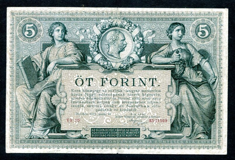 1881 5 Gulden